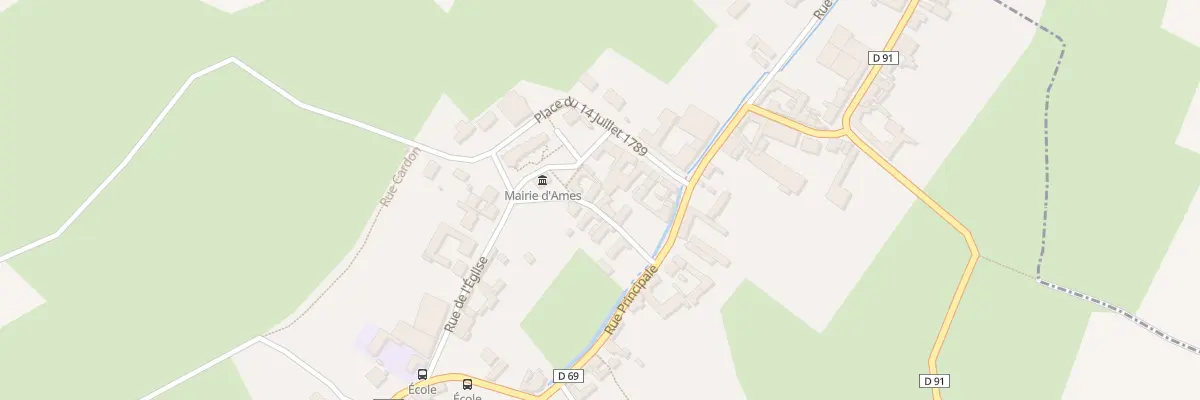 Plan du 18 Rue de l’Eglise à Ames
