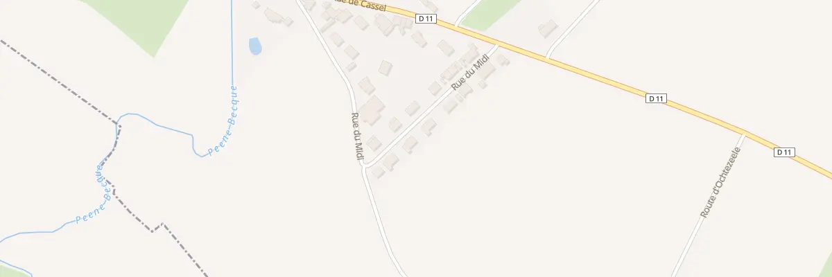 Plan du 11 Rue du Midi à Arnèke