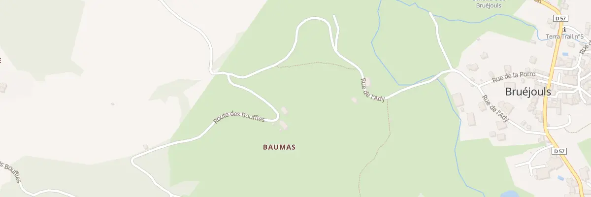 Plan du 5270 Baumas à Clairvaux-d’Aveyron