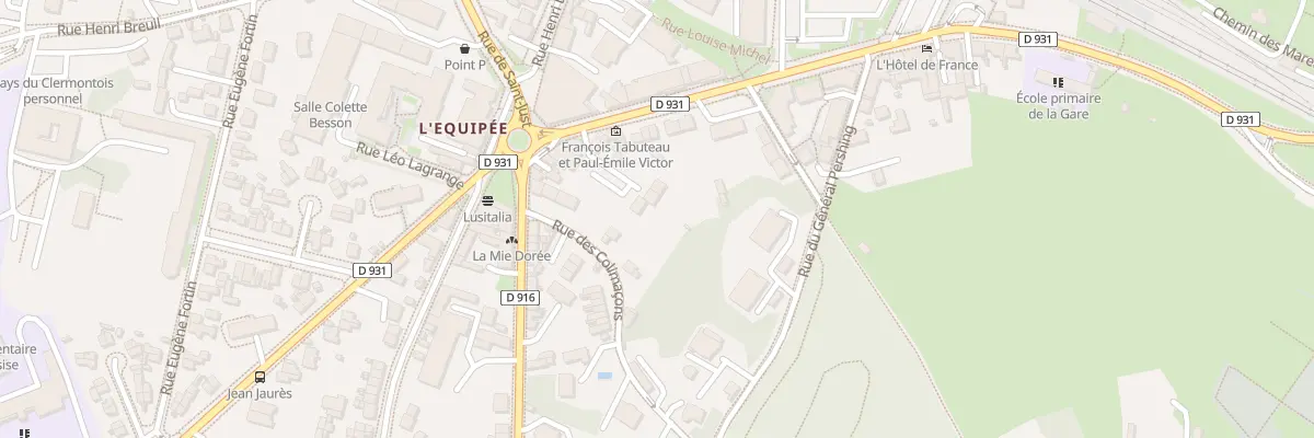Plan du 6A Av des Déportés à Clermont