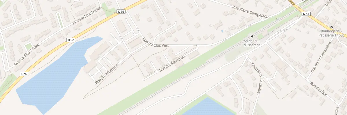 Plan du 1 Rue du Clos Vert à Saint-Leu-d’Esserent
