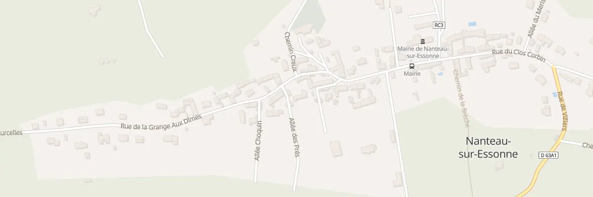 Plan du 1 All des Prés à Nanteau-sur-Essonne