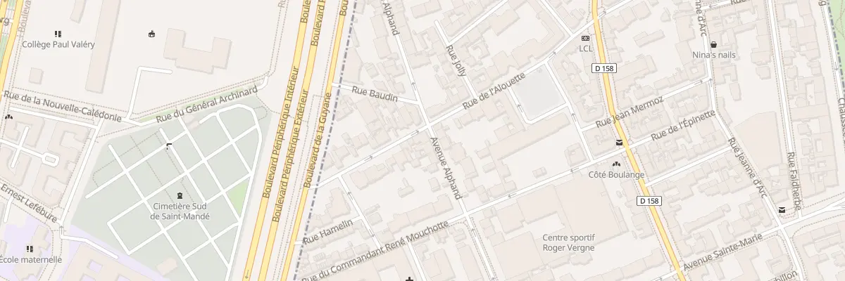 Plan du 20 Av Alphand à Saint-Mandé