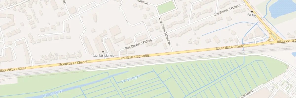 Plan du 16 Rue Bernard Palissy à Bourges