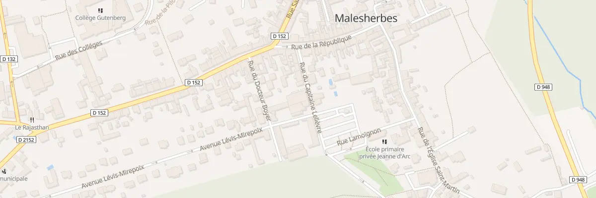 Plan du 10 Rue du Cap Lelievre au Malesherbois
