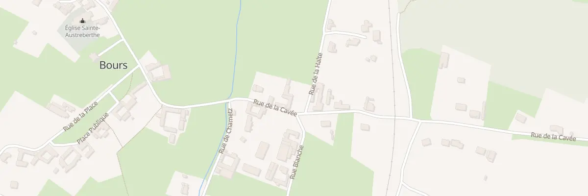 Plan du 8 Rue de la Cavée à Bours