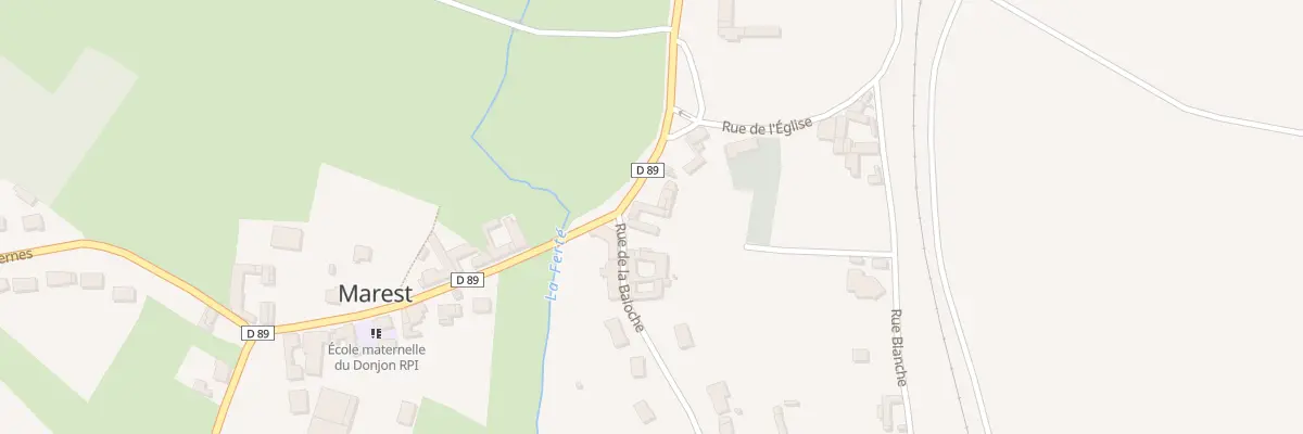 Plan du 10 Rue de la Mairie à Marest
