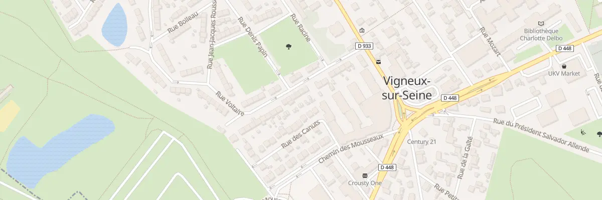 Plan du 56 Rue Voltaire à Vigneux-sur-Seine