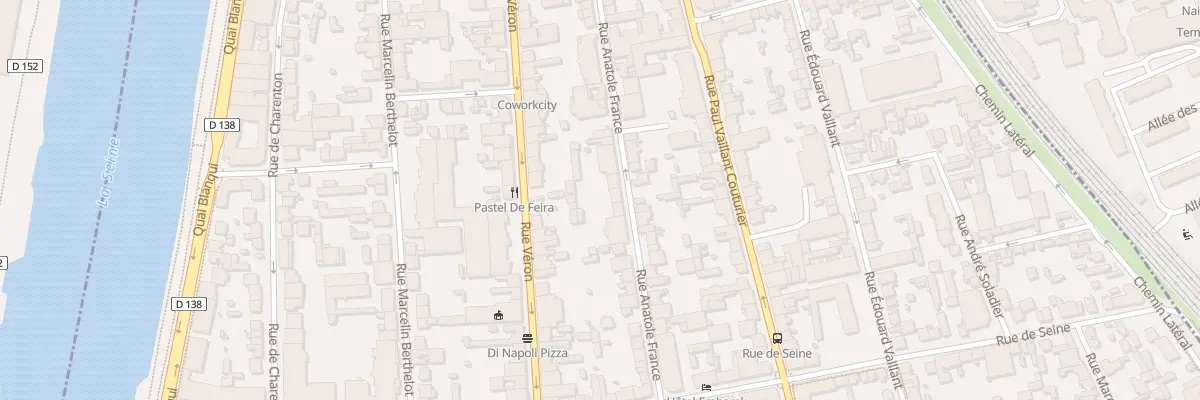 Plan du 34 Rue Anatole France à Alfortville