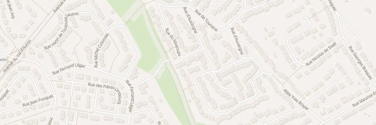 Plan du 28 Rue du Nivernais à Bourges
