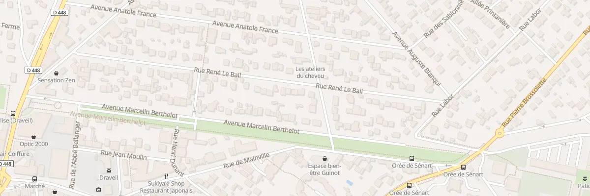 Plan du 62B Rue Rene Le Bail à Draveil