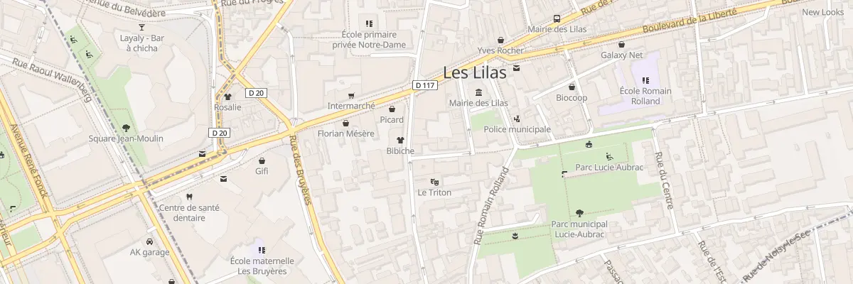 Plan du 5 Rue du Coq Francais aux Lilas