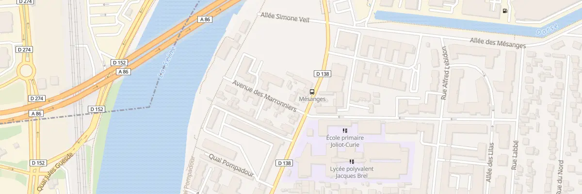 Plan du 13 Av Marronniers à Choisy-le-Roi