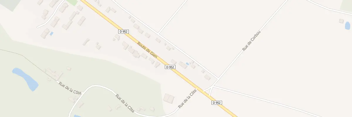 Plan du 30 Rte de Gien aux Bordes