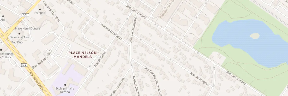Plan du 43 Rue du Progrès à Ris-Orangis