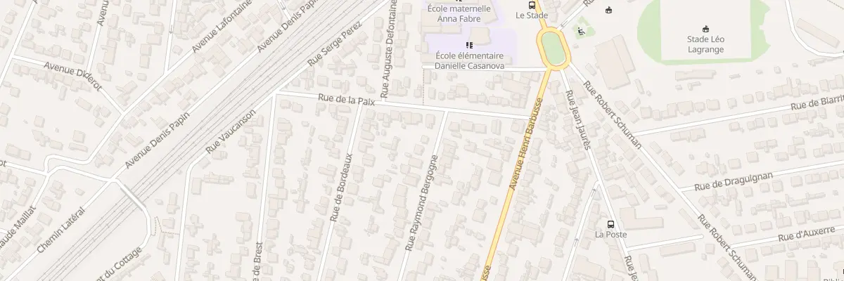 Plan du 83 Rue Raymond Bergogne à Arnouville