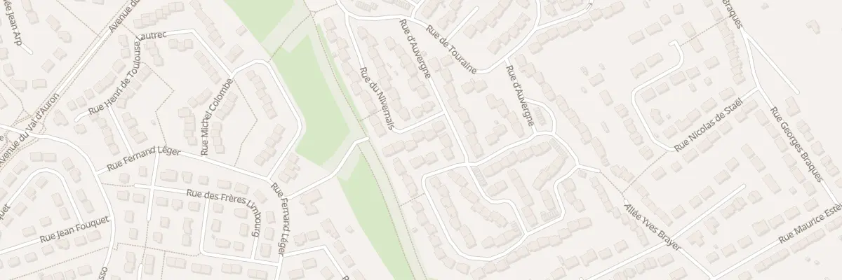 Plan du 30 Rue du Nivernais à Bourges