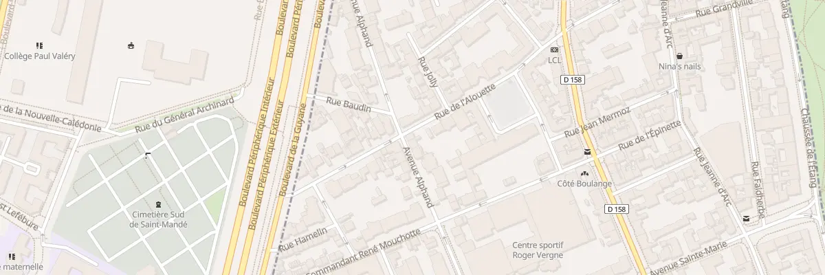 Plan du 25B Rue de l’Alouette à Saint-Mandé