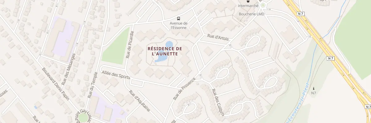 Plan du 3 Rue du Béarn à Ris-Orangis