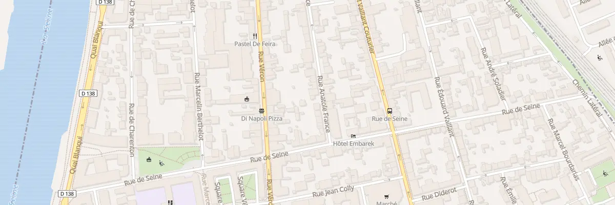 Plan du 52B Rue Anatole France à Alfortville