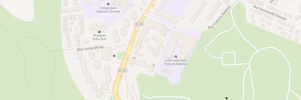 Plan du 3 Rue du Pdt Georges Pompidou à Dugny