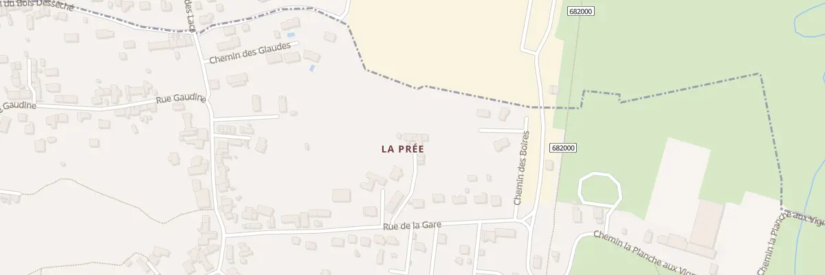 Plan du 25 Rue de la Gare à Bourges