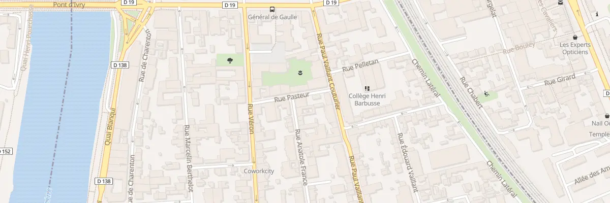 Plan du 1 Rue Anatole France à Alfortville