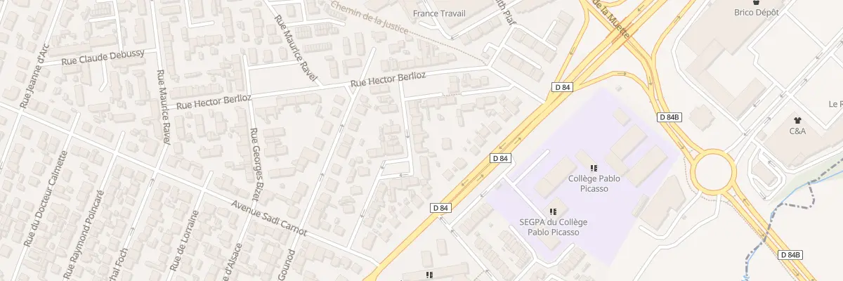 Plan du 24 Rue Mozart à Garges-lès-Gonesse
