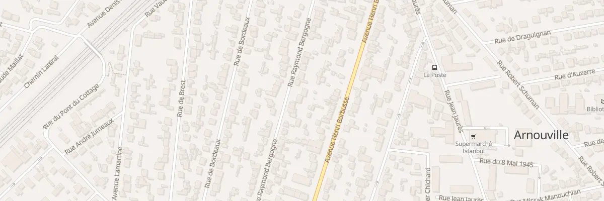 Plan du 56 Rue Raymond Bergogne à Arnouville