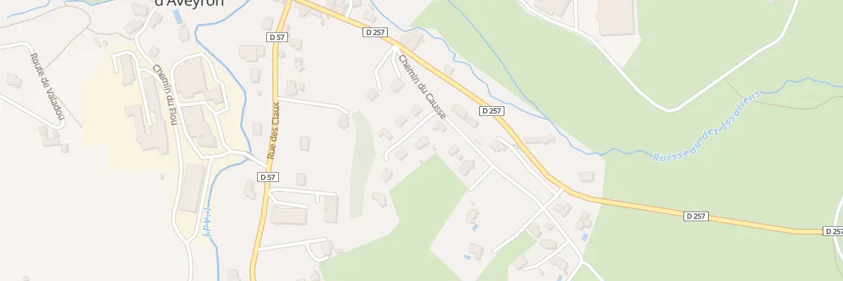 Plan du 2 Imp Seniez à Clairvaux-d’Aveyron