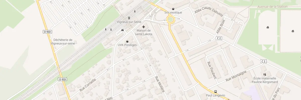 Plan du 13 Rue Molière à Vigneux-sur-Seine
