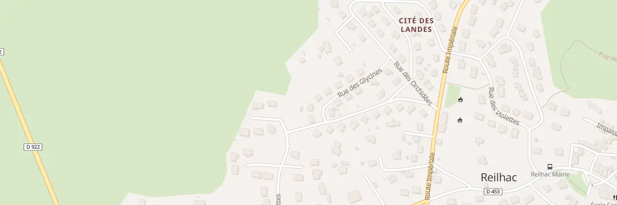 Plan du 23 Rue des Glycines à Reilhac