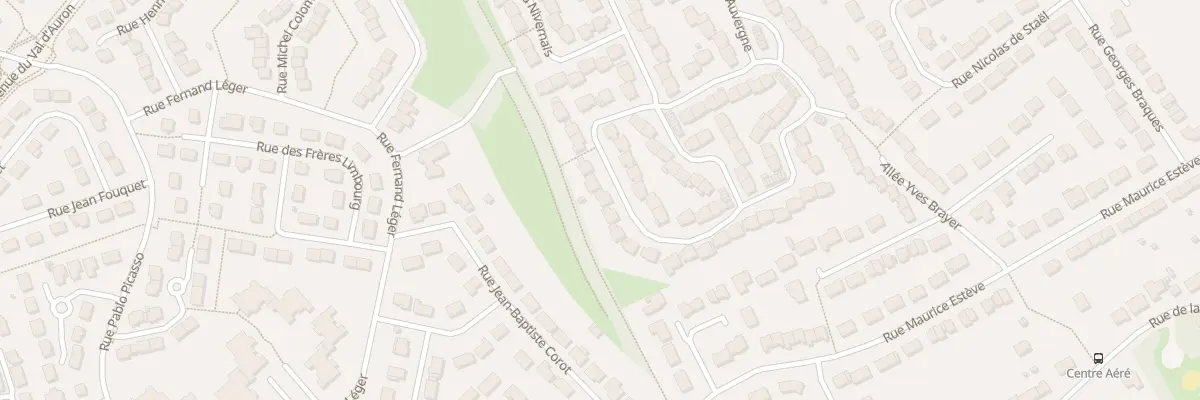 Plan du 36 Rue d’Auvergne à Bourges