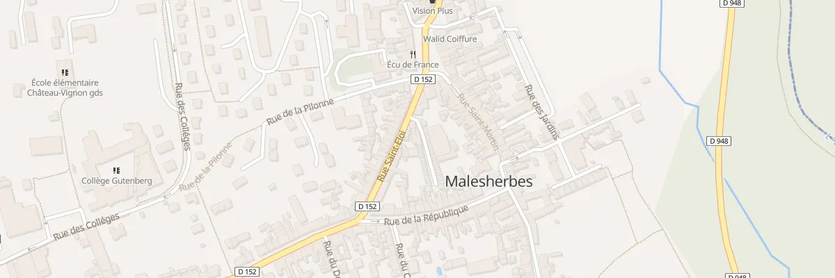 Plan du 11 Rue St Eloi au Malesherbois