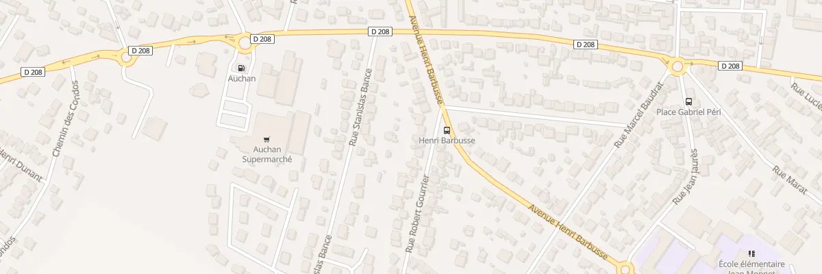Plan du 6 Rue Robert Gourrier à Arnouville