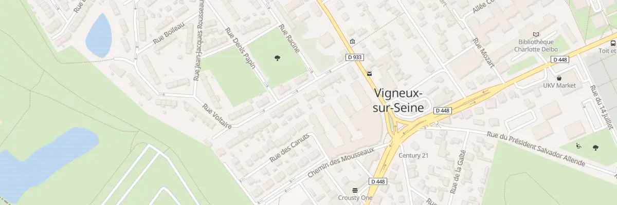 Plan du 62 Rue Voltaire à Vigneux-sur-Seine