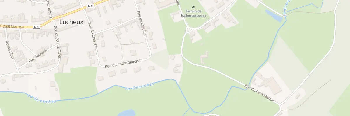 Plan du 4 Rue du Petit Marais à Lucheux