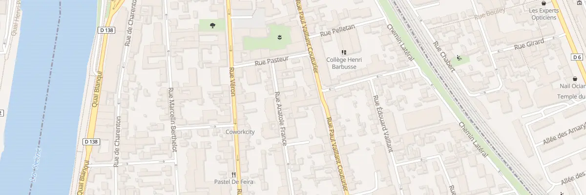 Plan du 7 Rue Anatole France à Alfortville
