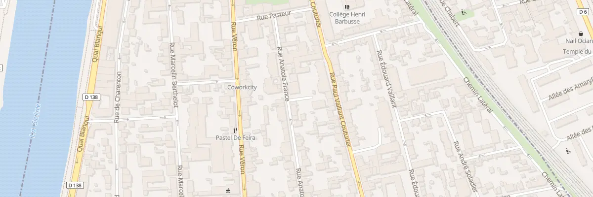 Plan du 19 Rue Anatole France à Alfortville