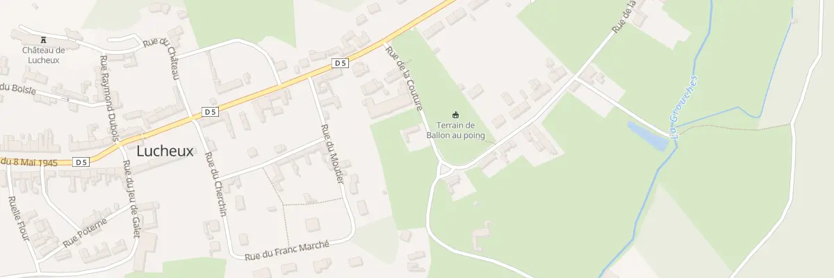 Plan du 6 Rue de la Couture à Lucheux