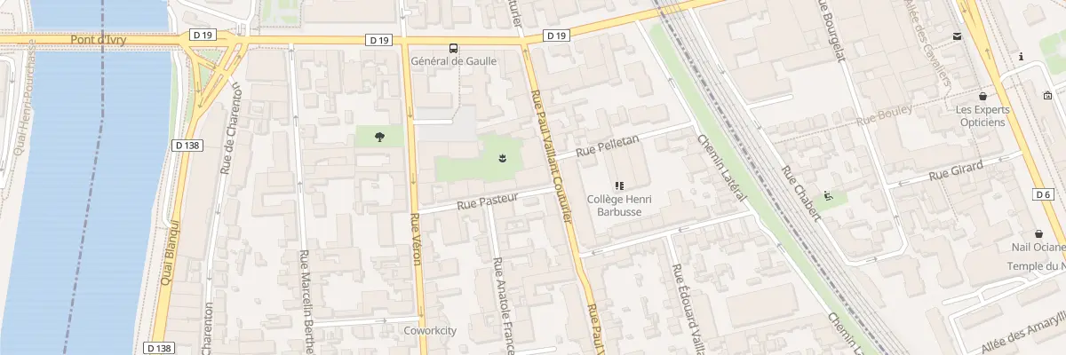 Plan du 34 Rue Vaillant Couturier à Alfortville