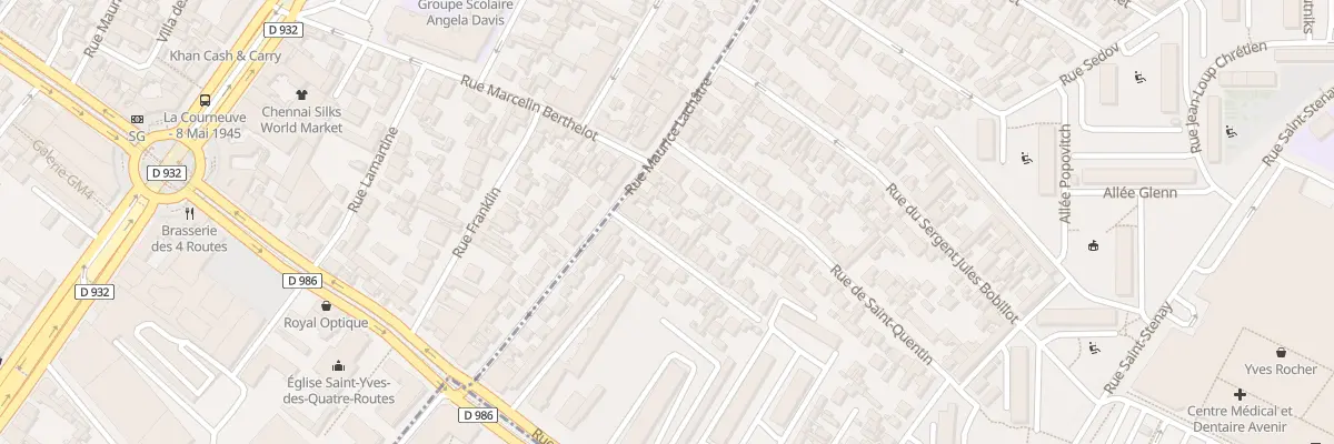 Plan du 5 Rue De La Prevoyance à Drancy