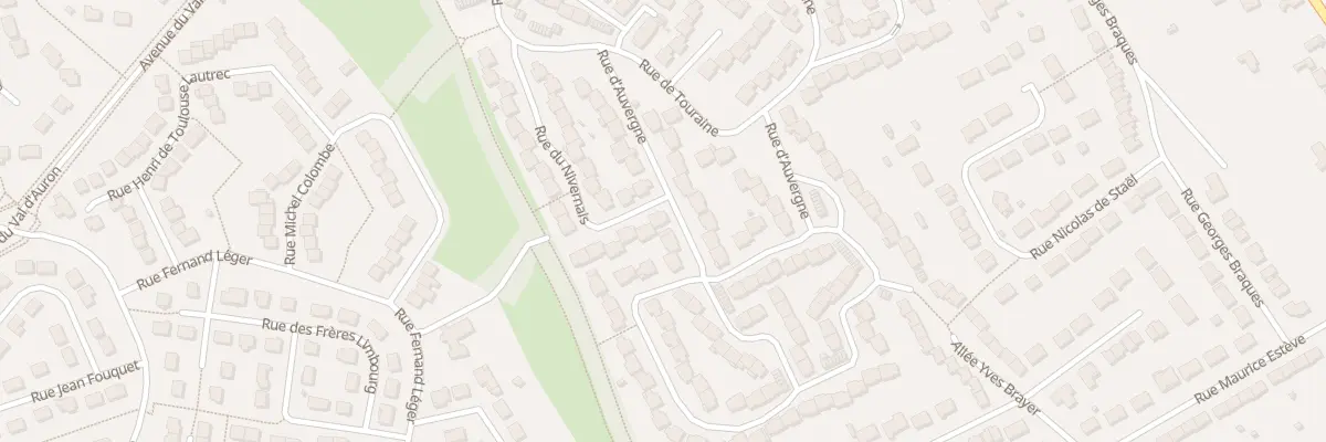 Plan du 34 Rue du Nivernais à Bourges