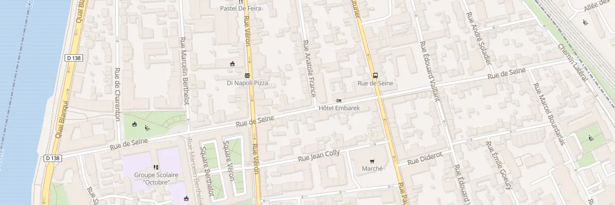 Plan du 62 Rue Anatole France à Alfortville