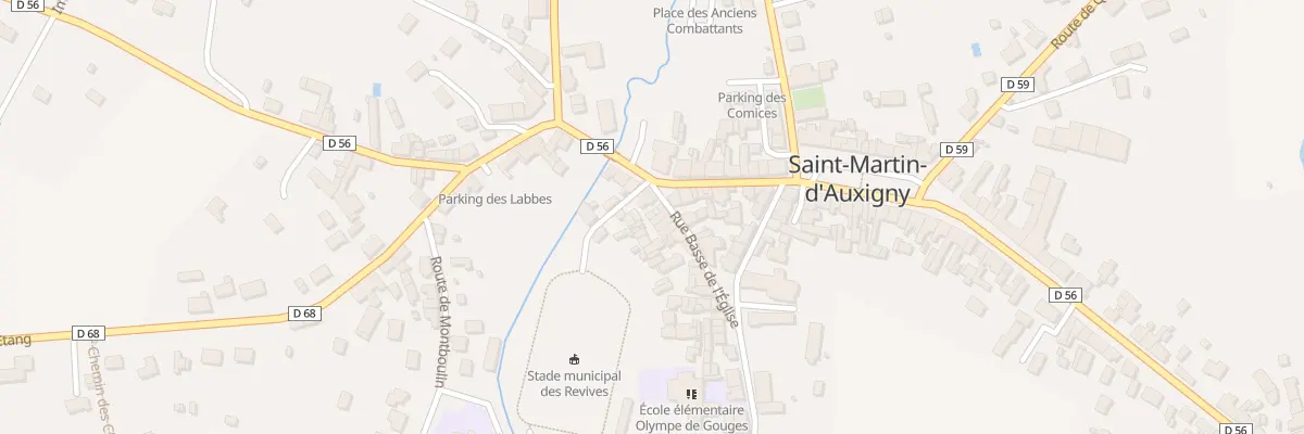 Plan du 3 Pl du Pont à Saint-Martin-d’Auxigny