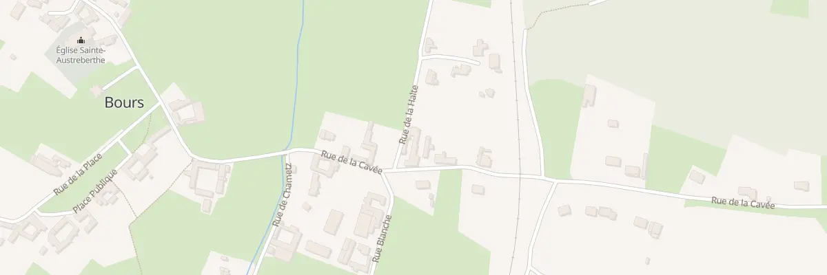 Plan du 10 Rue de la Cavée à Bours