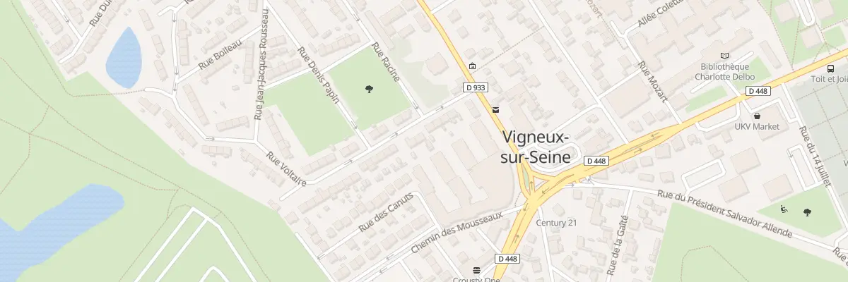 Plan du 64 Rue Voltaire à Vigneux-sur-Seine