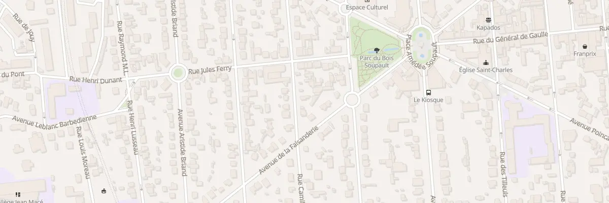 Plan du 32B Rue Camille Pelletan à Villeneuve-le-Roi