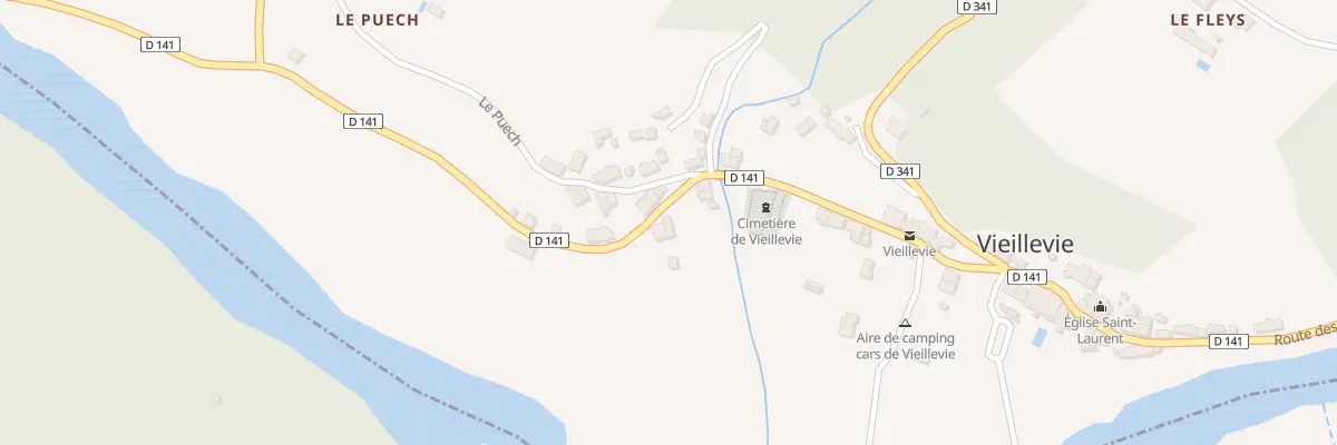 Plan du 5029 Le Bourg à Vebret