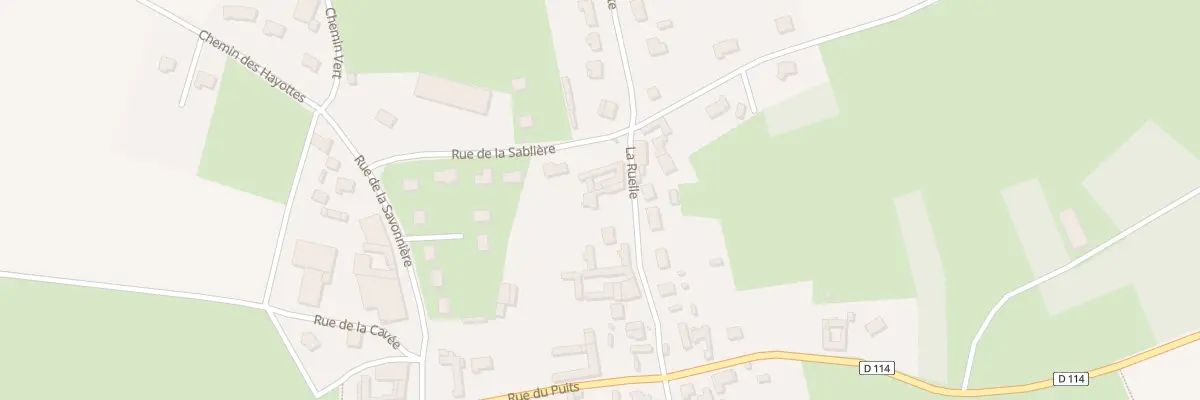 Plan du 16 Vc La Ruelle à Hérissart